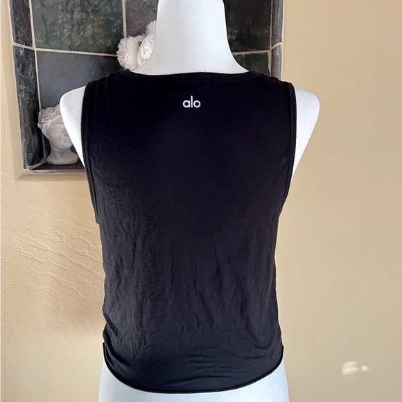 Alo Yoga Cover Tank Black Size small - Picture 4 of 7